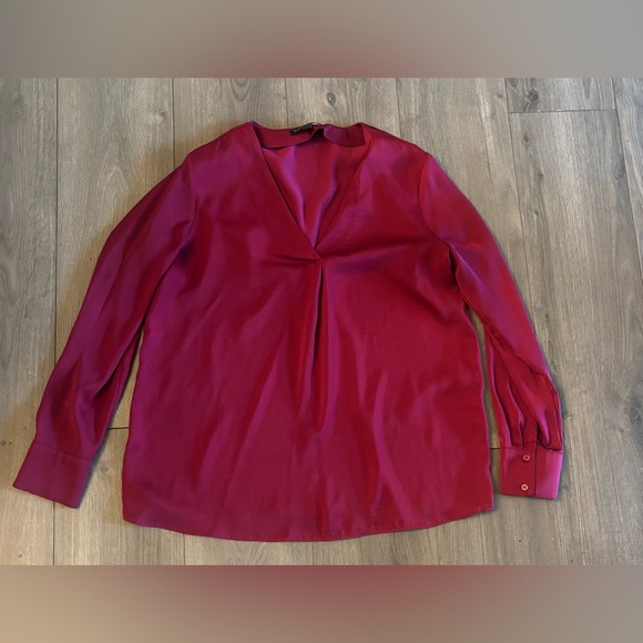 Banana Republic Tops - Banana Republic Deep Red Blouse